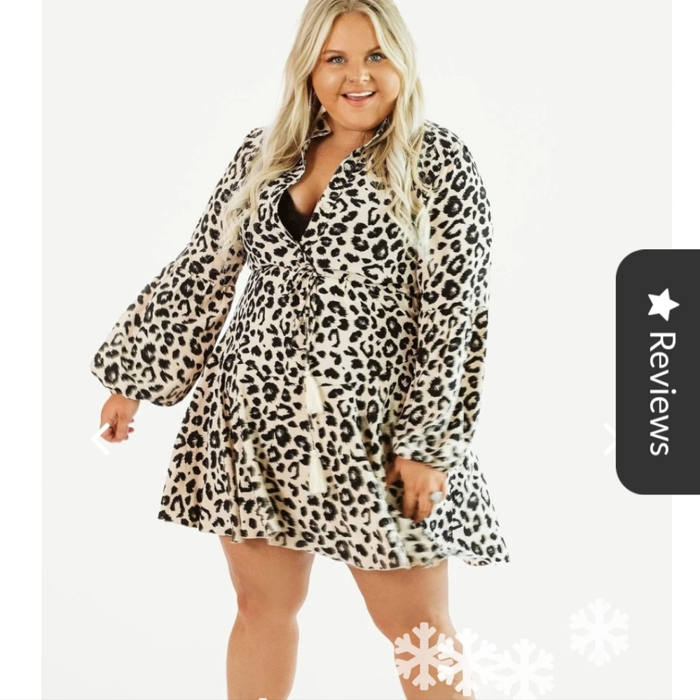 Glitzy Girlz Boutique leopard dress